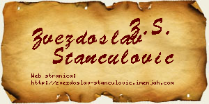Zvezdoslav Stančulović vizit kartica